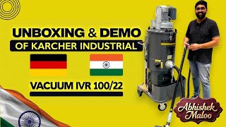 Unboxing amp Review Karcher IVR 10022 Industrial Vacuum Cleaner – Power amp Precision I Abhishek Maloo [upl. by Gonyea498]