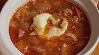 Sopa de Ajo Castellana  Castilian Garlic soup by Spanish Cooking [upl. by Avan414]