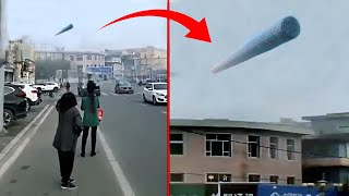 Passenger Filmed A CigarShaped UFO In Italy What Happened Next Is Still Unexplained [upl. by Hbaruas]