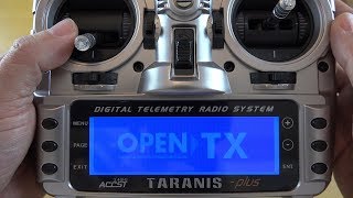 Taranis X9D Plus First Look amp Stuck Opening Screen Fix [upl. by Ymij]