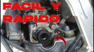 Cómo HACER REGLAJE de VÁLVULAS  Honda CBR 600 F1  Fácil y Rápido [upl. by Abramson294]