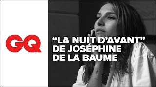 Lactrice Joséphine de la Baume raconte La Nuit DAvant  Mr Burberry  GQ France [upl. by Nallid]