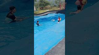 Main balon di kolam renangshorts berenang kolam kolamrenang balon main bakony [upl. by Einnahc]