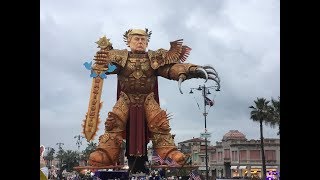 La sfilata dei Carri del Carnevale di Viareggio 2019 [upl. by Ocsicnarf]