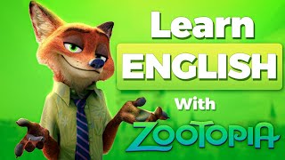 Learn English With ZOOTOPIA  تعلم الانجليزية من الافلام [upl. by Ecenaj]