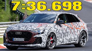 New Audi RS Q8 Performance is the Fastest SUV on the Nuerburgring [upl. by Leur717]