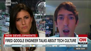 Fired Google engineer defends diversity memo [upl. by Nuawed]