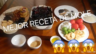 Receta de Mole Poblano Tradicional [upl. by Enorahs]