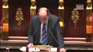 Discours de Daniel Fasquelle à lAssemblée Nationale contre le Mariage Pour Tous 300113 [upl. by Frick]