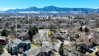 3274 Sentinel Dr Boulder CO [upl. by Gnilrac]