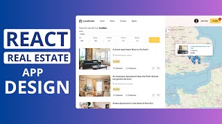 React Real Estate App UI Design Tutorial for Beginners [upl. by Eahc855]