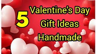 5 Handmade Valentines Day Gift Ideas  Valentines Day Gift Ideas for HimHer  Handmade Gift Ideas [upl. by Persas504]