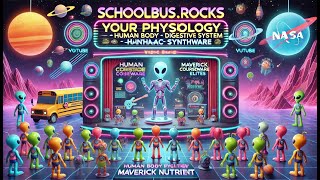 SchoolBusRocks Your Physiology  GEN Human Body Digestive System Synthwave Maverick Stomach  ATG [upl. by Ettennor]