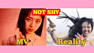 ITZY  Not Shy MV vs REALITY😂 [upl. by Thierry369]