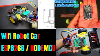 Building a WiFiEnabled RC Car with NodeMCU ESP8266 2024 [upl. by Guinna805]