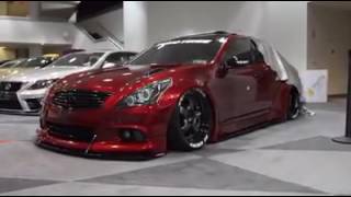 The Worlds first liberty walk infiniti g35 sedan debut at NYIAS x DUB Show Tour [upl. by Leatri967]