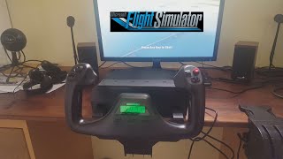 FS2020 Setting up the Logitech Flight Yoke System and alleviating the Deadzone [upl. by Lipkin979]