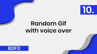 Random Gif VOICE OVER  BDFD Episode 10 [upl. by Avi]