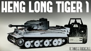 TIGER 1 Heng Long 116 RC Tank  Full Review [upl. by Khan]