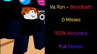 Roblox  Funky Friday Vs Ron  Bloodbath [upl. by Anais]