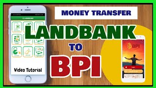 Landbank iAccess Money Transfer to BPI Online How to Send Money from Landbank to BPI  Mobile App [upl. by Aubry]