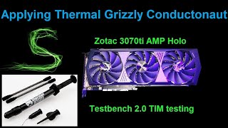 Applying Thermal Grizzly Conductonaut [upl. by Ayian]