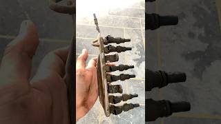 Fuel Injectors Before and After Cleaning fuelinjector fuelefficiency [upl. by Codding998]