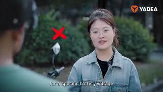 Correct way to Charge Yadea E scooter battery [upl. by Neirad41]