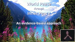 Nobel Laureate Peace Conference  Dr John Hagelin on practical peace solutions [upl. by Lydie]