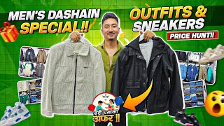 Mens Stylish OutfitsSneakers Price Hunt at Forever YoungTshirtsJacketsPants Price in Nepal [upl. by Magdau]