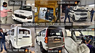 Old SCORPIO 2015 MODIFIED TO CLASSIC S11 2022 ✅ SCORPIO OLD TO CLASSIC CONVERSION ✅ JAI AUTO ✅ [upl. by Osmond51]