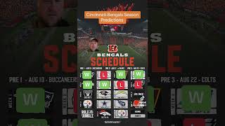 Cincinnati Bengals Season Predictions [upl. by Gilberto]