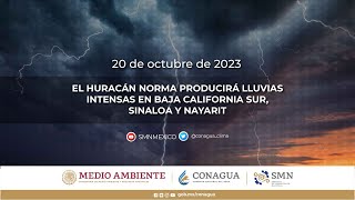 20 de octubre de 2023 800h pronósticodeltiempo [upl. by Novaat]