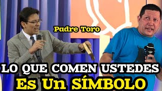 Pastor ADVENTISTA Refuta al PADRE LUIS TORO Negando Que CRISTO ESTÁ EN LA HOSTIA 😱 [upl. by Hcahsem]