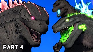 Evolved Godzilla vs Godzilla Minus One and Zilla Jr  Animation Part 4 [upl. by Mallis]