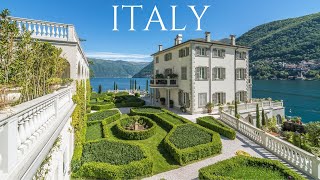 A Look Inside 3 Magnificent Luxury Homes in Italy  House Tour [upl. by Annahsad]