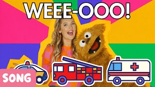 WEEOO Fire Truck Siren Song  Kids Songs  Collab with MoeAndFriendsNZ [upl. by Norok]