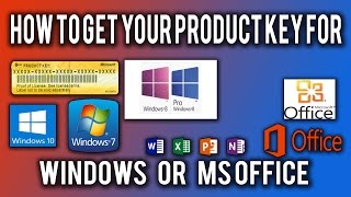 How To Get Your Product Key For Windows 7810 or OEM pre installedwindows 7810 working [upl. by Enelram]