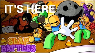 SLAP BATTLES HALLOWEEN LIVESTREAM [upl. by Heidt]