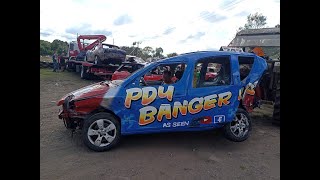 Grimley raceway  under 1800cc b2b bangers [upl. by Neuburger]