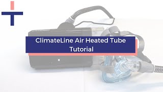 How to adjust the temperature on the ClimateLine Air Heated Tube for AirSense 10  Intus Healthcare [upl. by Nywnorb]