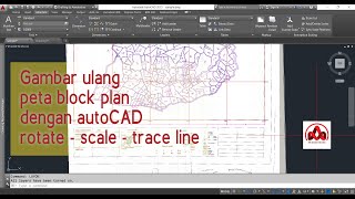 Gambar BLOCK PLAN kota dengan autocad [upl. by Eedyak]