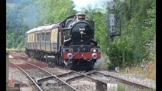 5043 Earl of Mount Edgcumbe amp 47773 plus 5004950007 at Stourbridge Junction [upl. by Assenay]