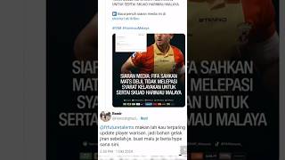 FIFA Tolak Naturalisasi Pemain Belanda Untuk Timnas Malaysia Netizen Malaysia Emosi shorts [upl. by Enidan]