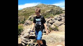 Hiking Franconia ridge with my Lil man hes a trooper Unleash Your Adventure hiking mountains [upl. by Kampmann678]