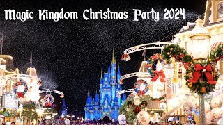 Mickeys Very Merry Christmas Party 2024 Experience in 4K  Magic Kingdom Walt Disney World Florida [upl. by Llehcor72]