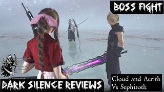 Final Fantasy Rebirth  Cloud and Aerith vs Sephiroth Boss Fight [upl. by Elletnahs]