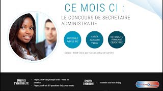 Le concours à saisir du mois  octobre  secrétaire administratif [upl. by Storm636]