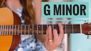 G minor Gm Chord  3 ways  Beginner Guitar Lesson [upl. by Irpac51]