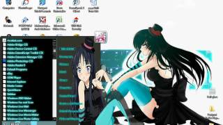 KON Akiyama Mio Windows7 Theme [upl. by Fergus]